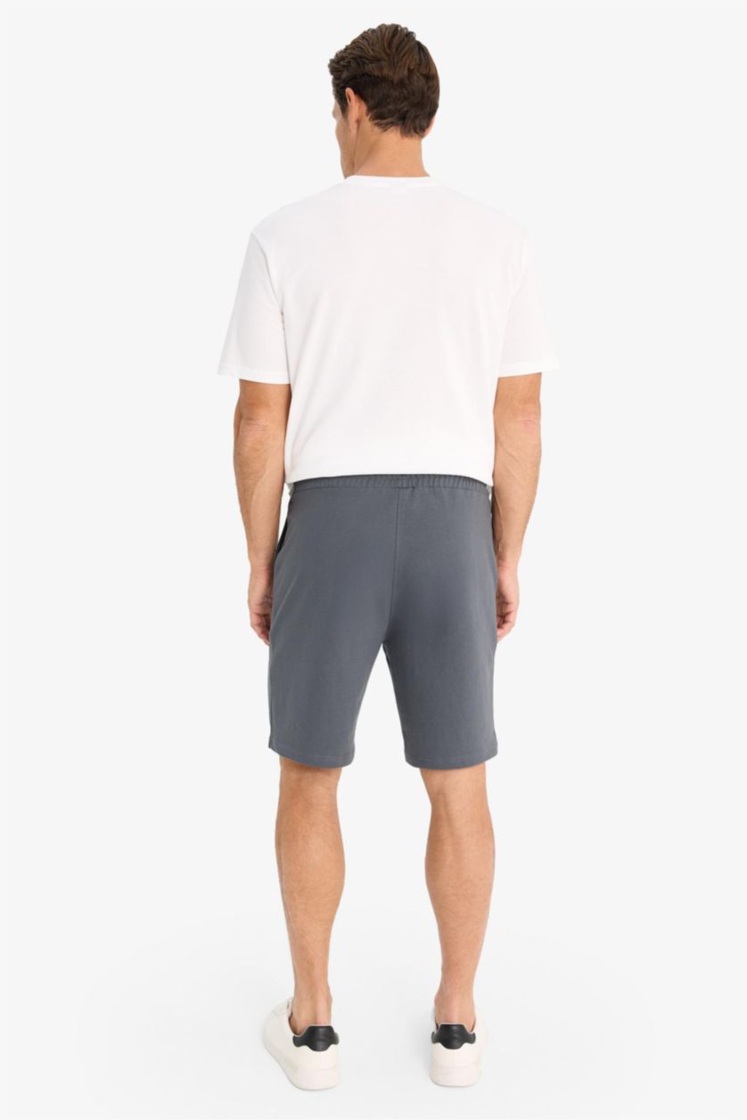 رجال أنثرا Slim Fit Thin Sweatshirt Fabric Shorts