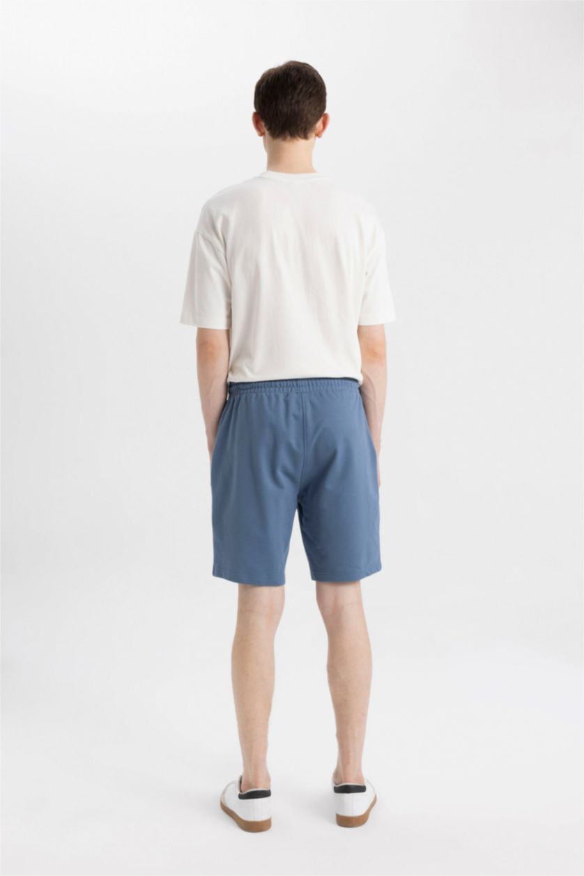MAN Blue Slim Fit Thin Sweatshirt Fabric
