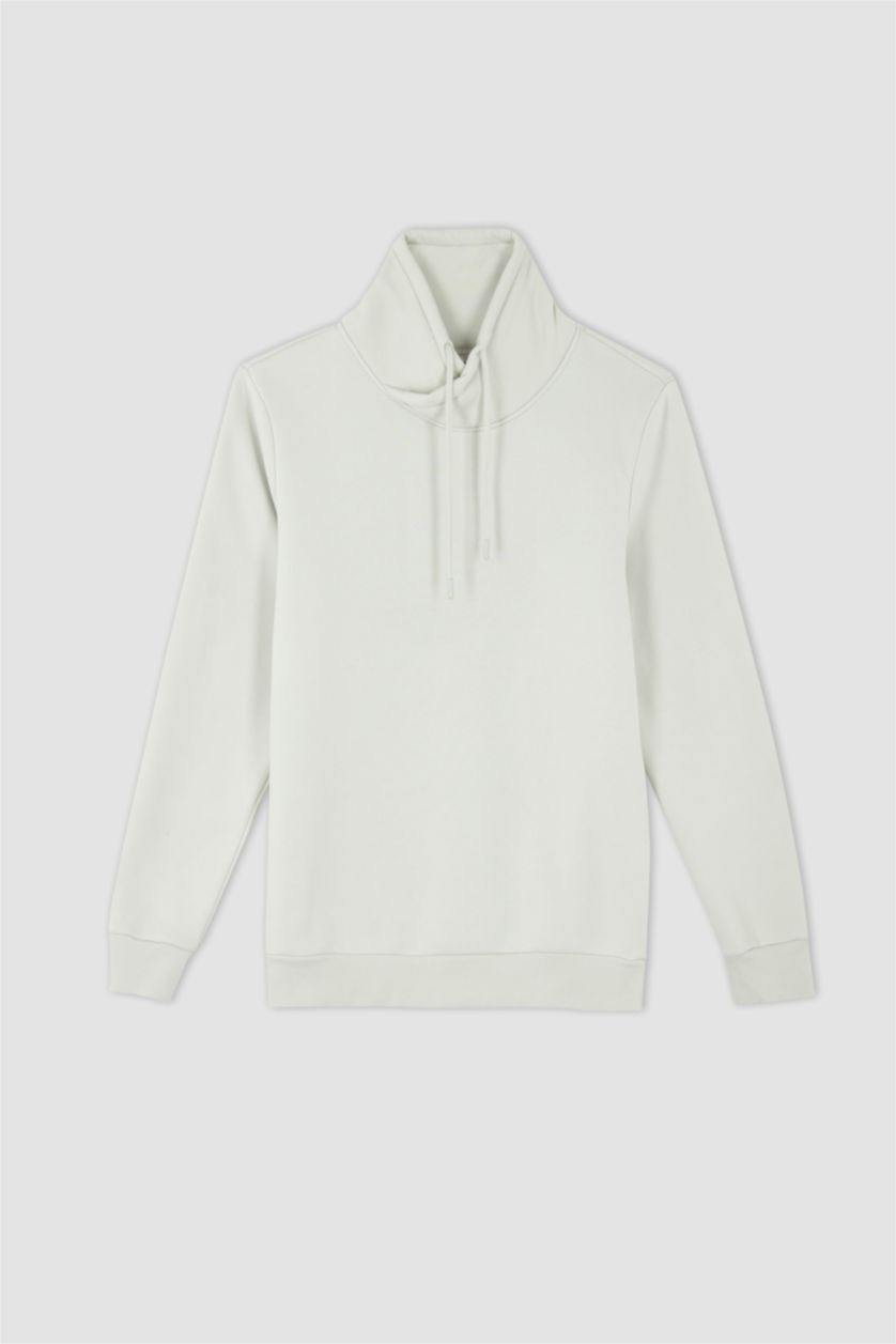 HOMME Beige Regular Fit Sweatshirt