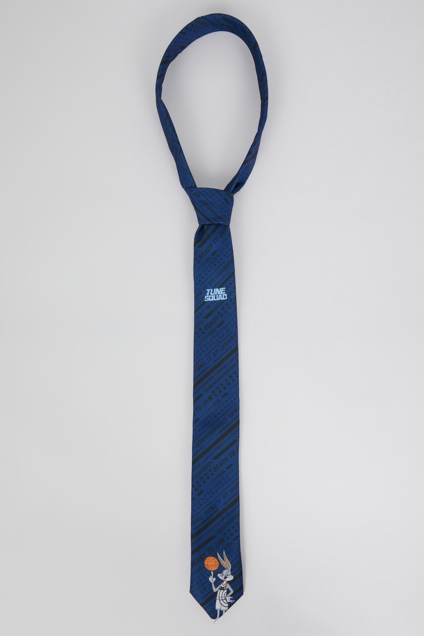 MAN Black Men's Space Jam Licensed Tie