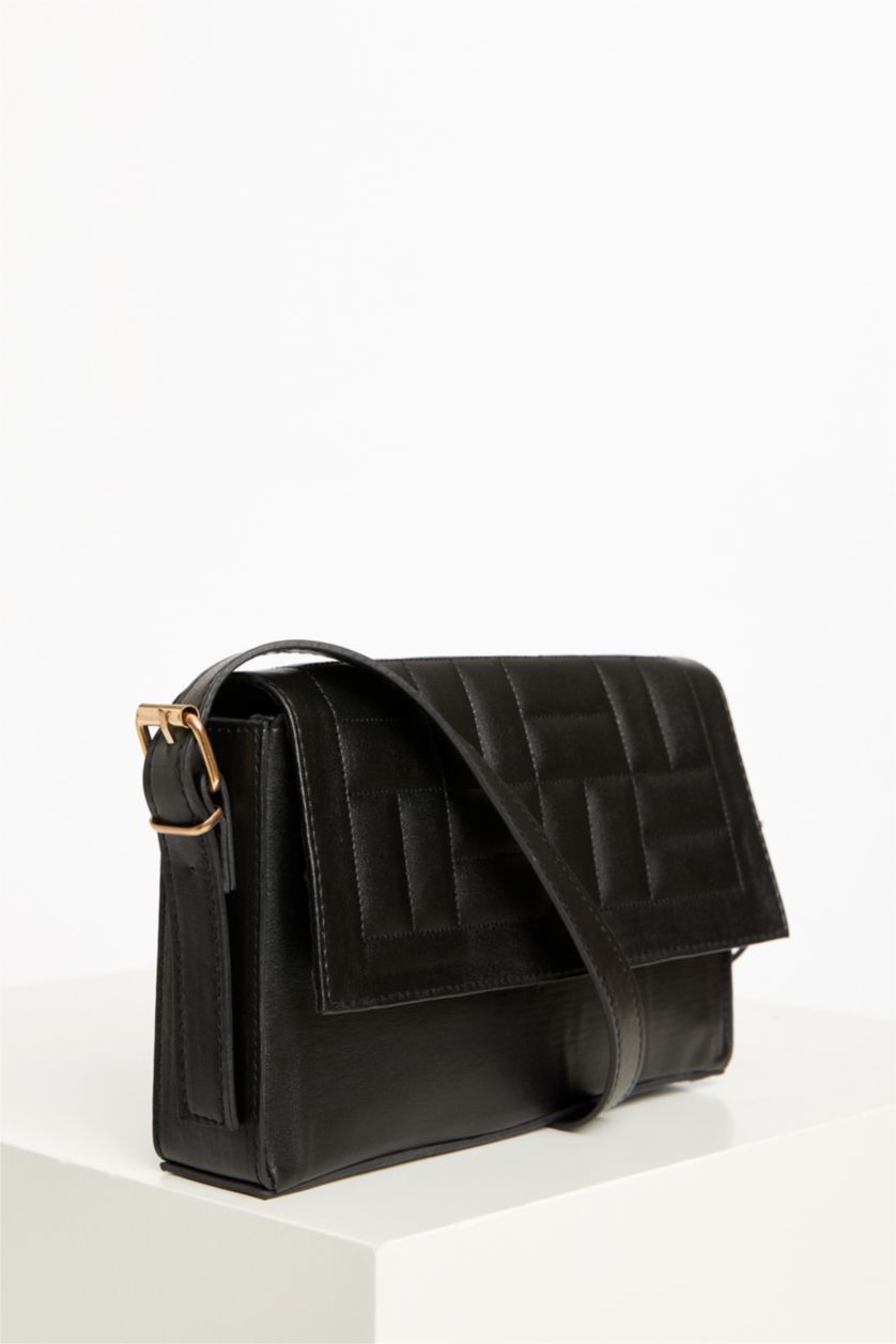 Kadın Siyah Kadın Suni Deri Kol Çantası