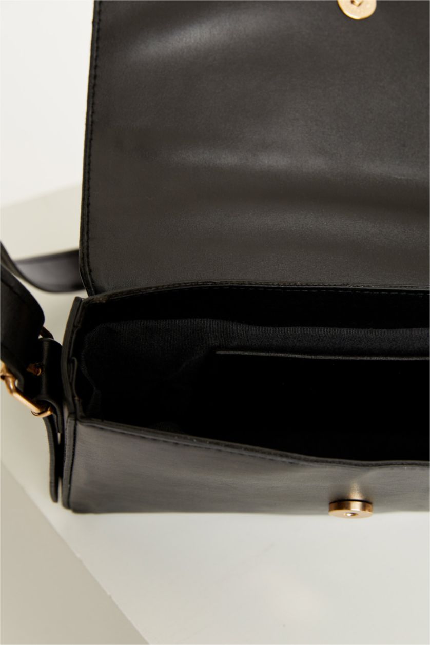 Kadın Siyah Kadın Suni Deri Kol Çantası