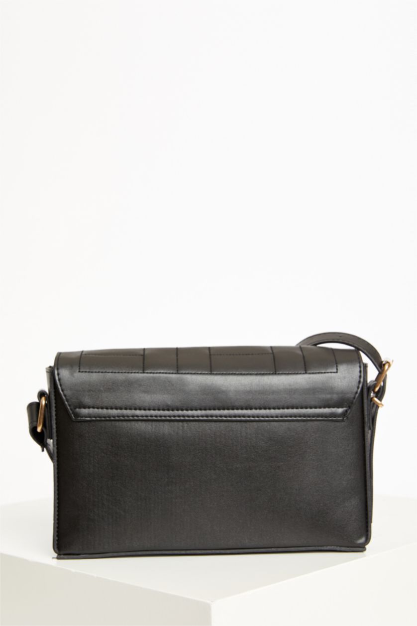 Kadın Siyah Kadın Suni Deri Kol Çantası