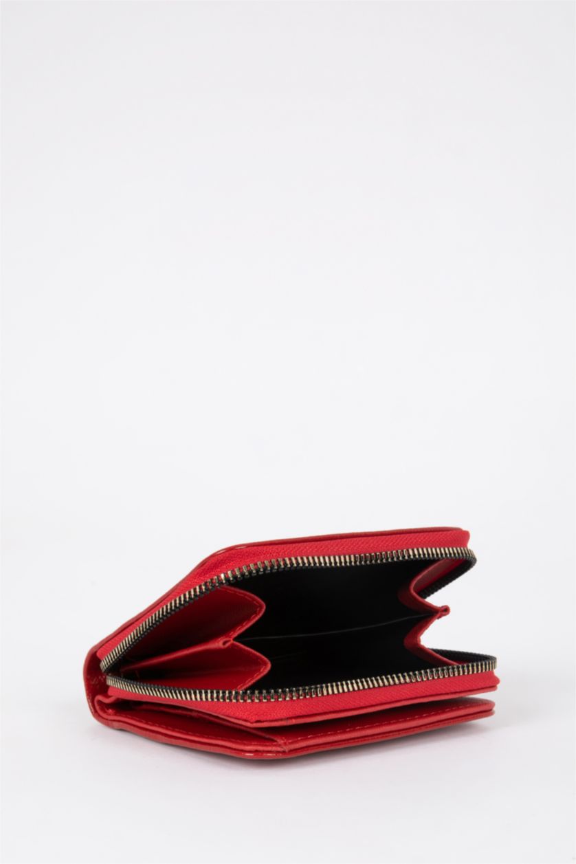 WOMAN Red Faux Leather Wallet