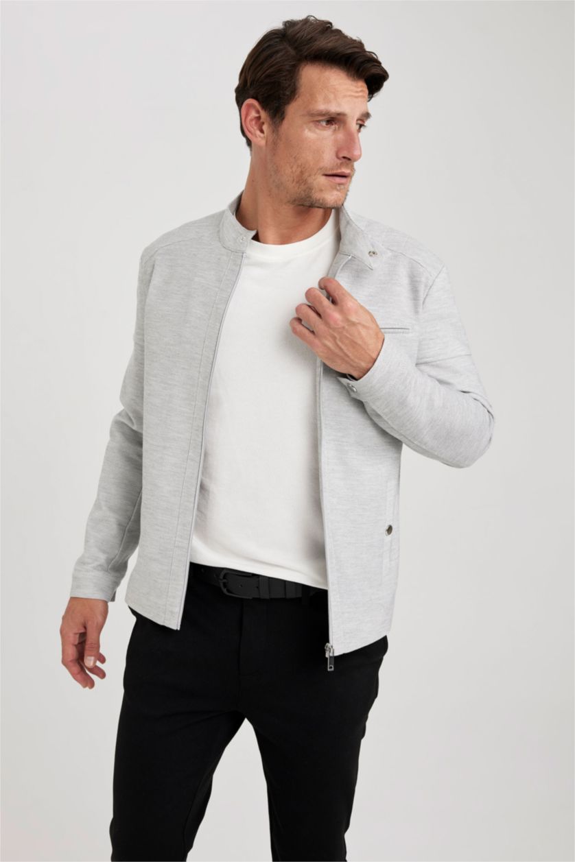 رجال رمادي Puffer Jacket