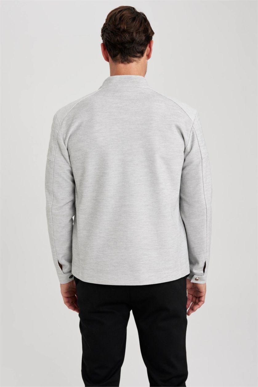 رجال رمادي Puffer Jacket
