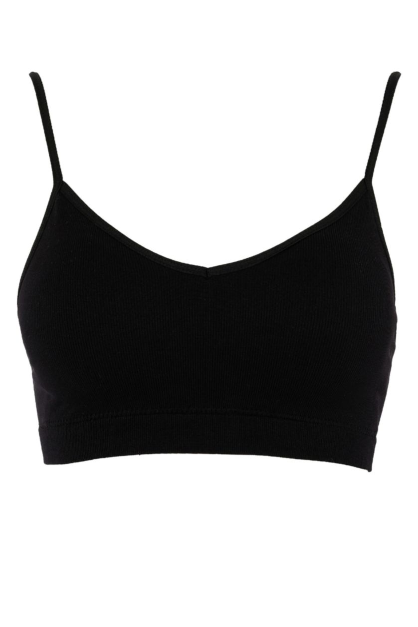 FEMME Noir Soutien-gorge sans couture en dentelle Fall in Love avec coussinets amovibles