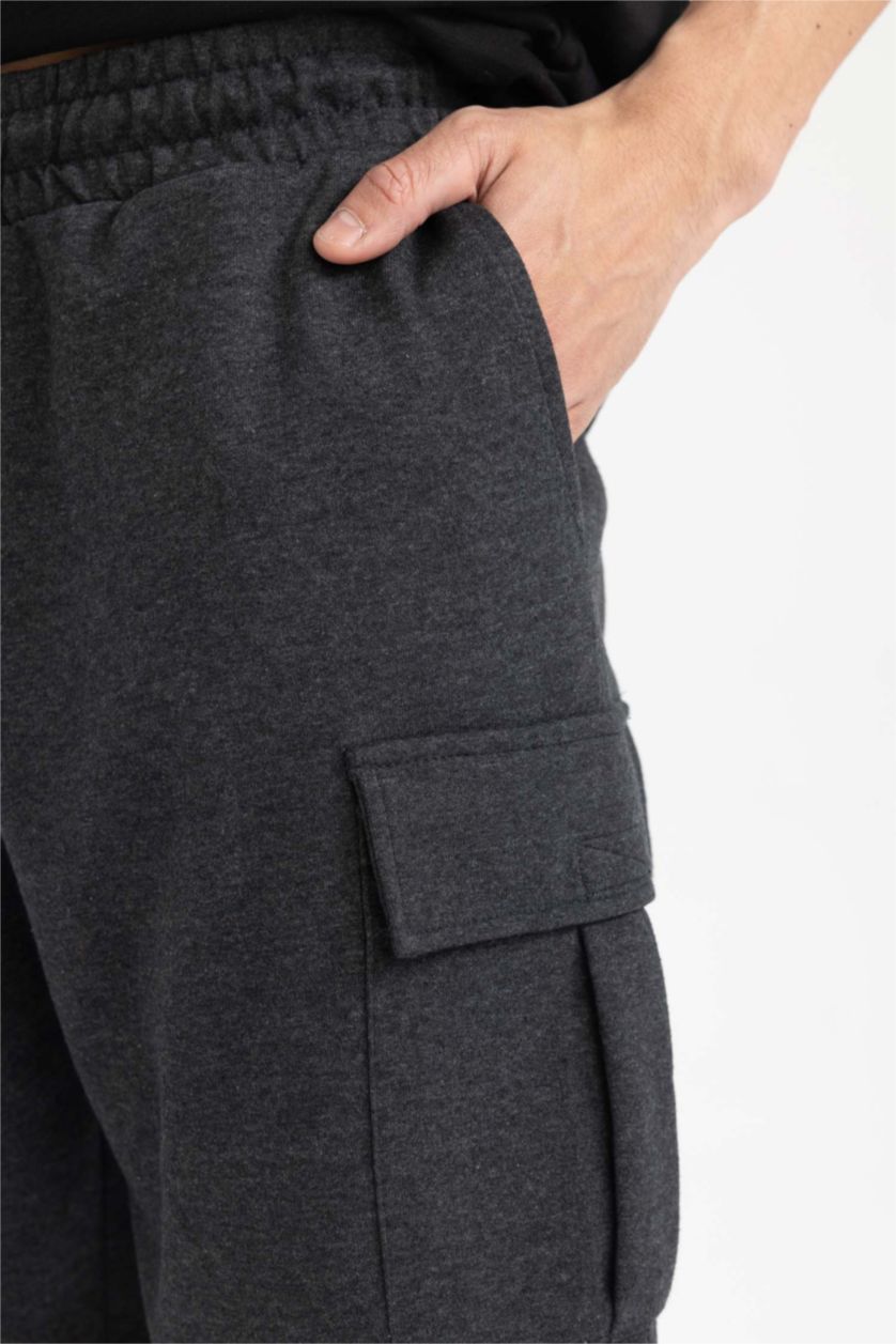 Мужчины Антра-меланж Бермуды карго стандартного кроя