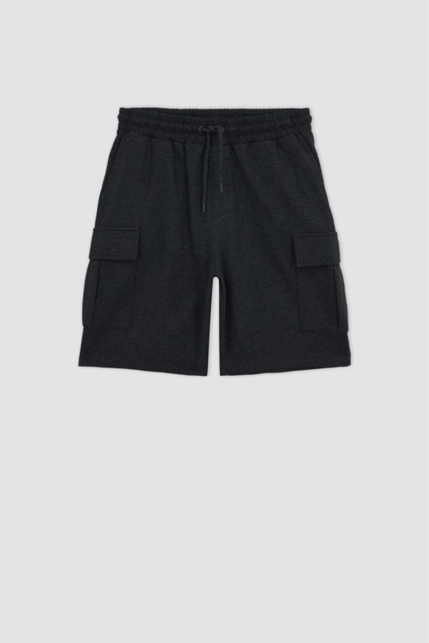 Мужчины Антра-меланж Бермуды карго стандартного кроя