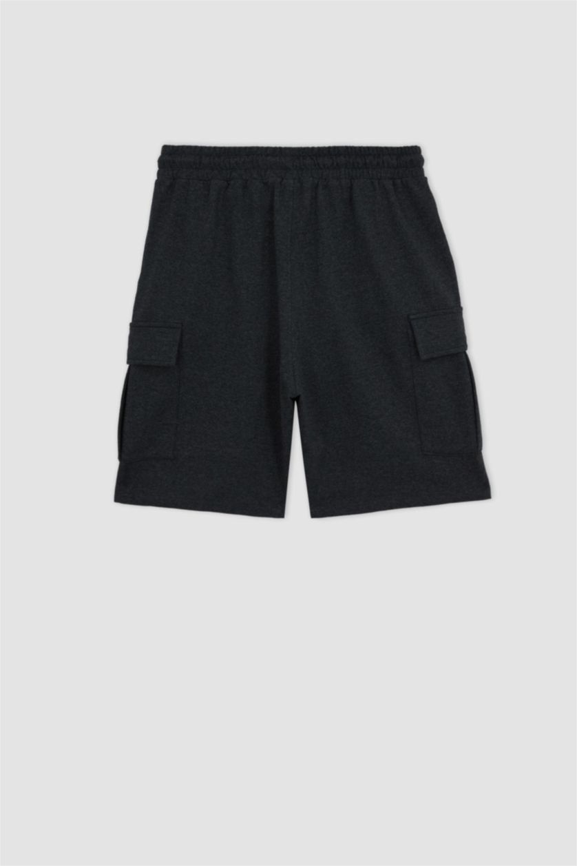 Мужчины Антра-меланж Бермуды карго стандартного кроя