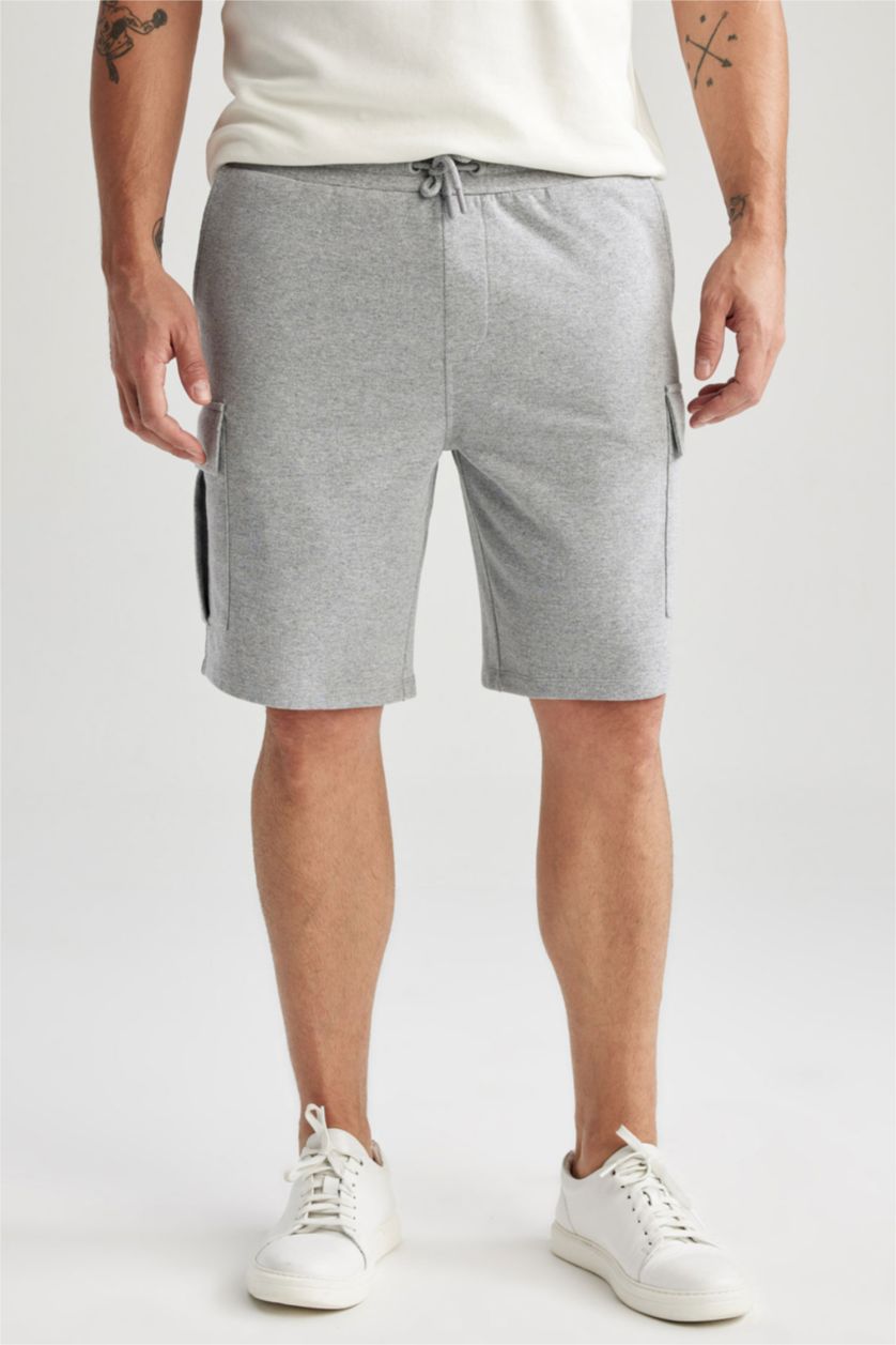 رجال ميلانج رمادي Regular Fit Thin Sweatshirt Fabric