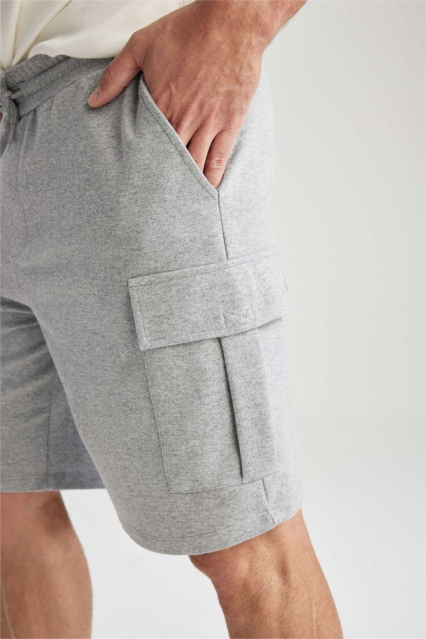 رجال ميلانج رمادي Regular Fit Thin Sweatshirt Fabric