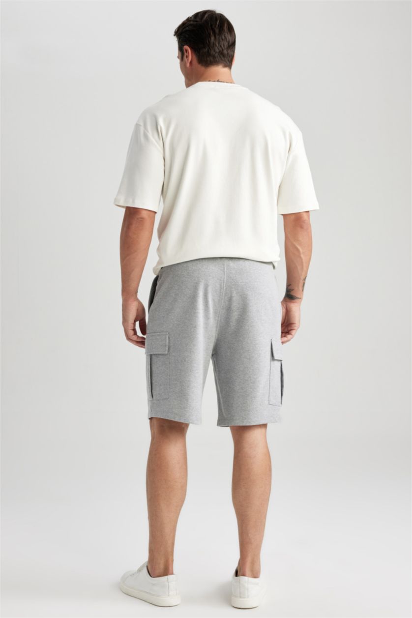 رجال ميلانج رمادي Regular Fit Thin Sweatshirt Fabric