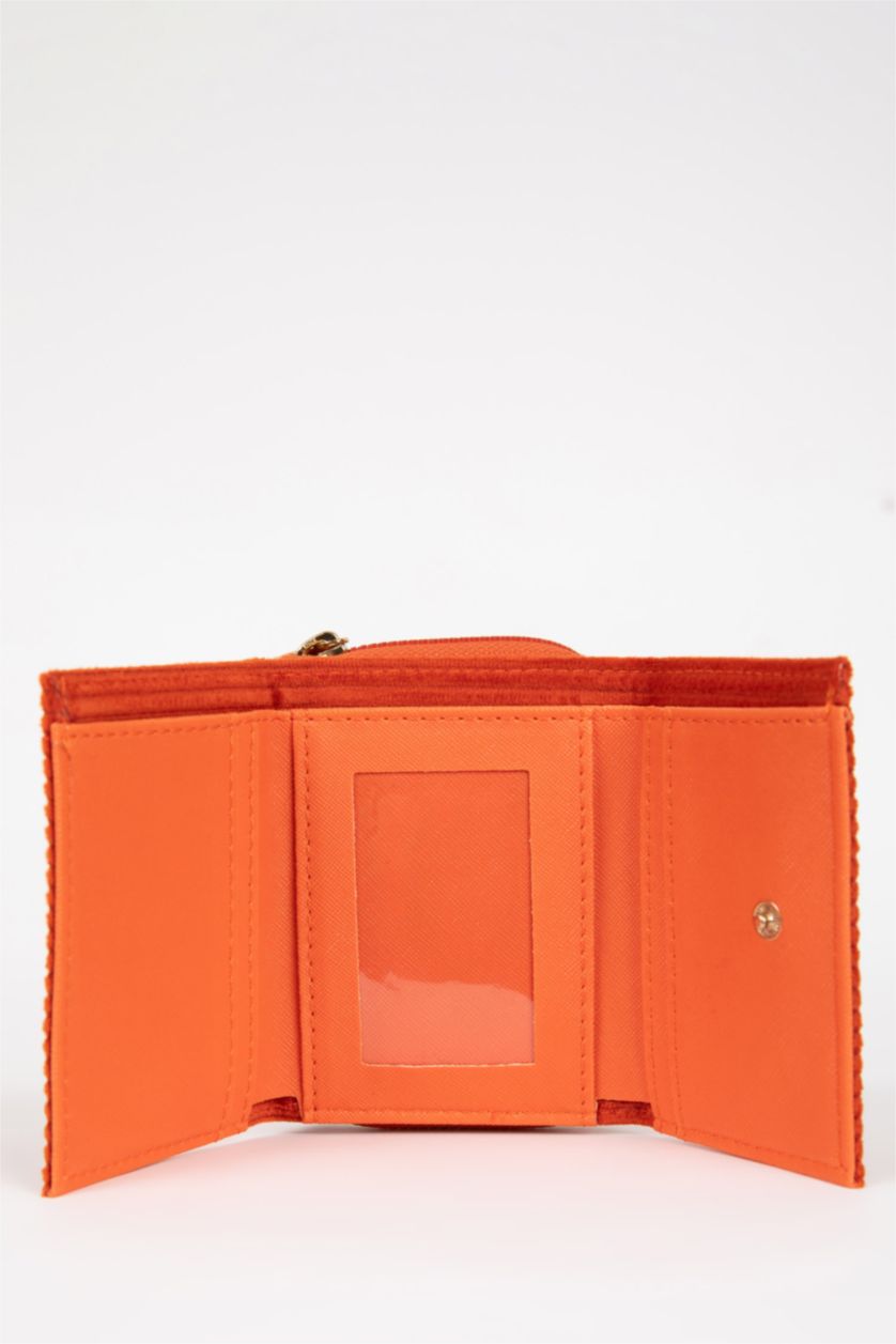Kadın Turuncu Kadın Süet Cüzdan