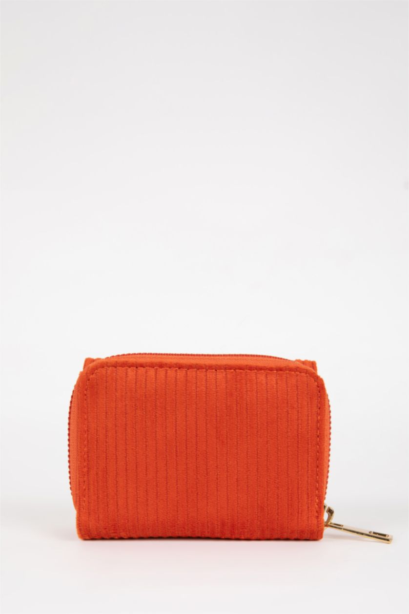 Kadın Turuncu Kadın Süet Cüzdan