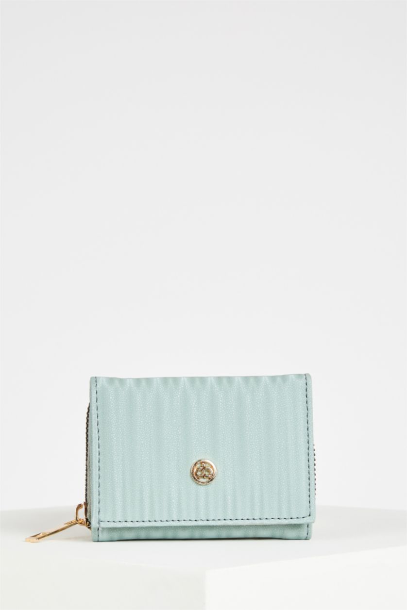 Kadın Mint Kadın Suni Deri Cüzdan