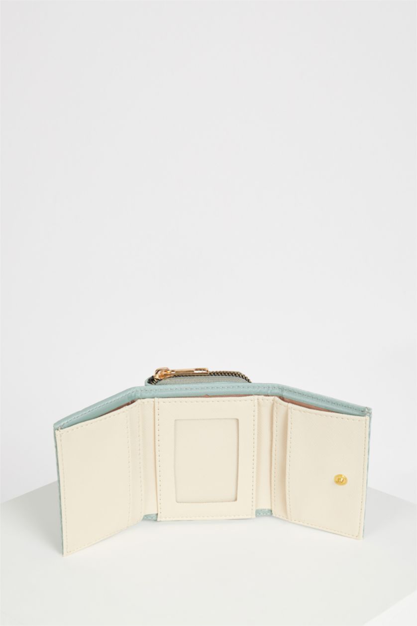 Kadın Mint Kadın Suni Deri Cüzdan