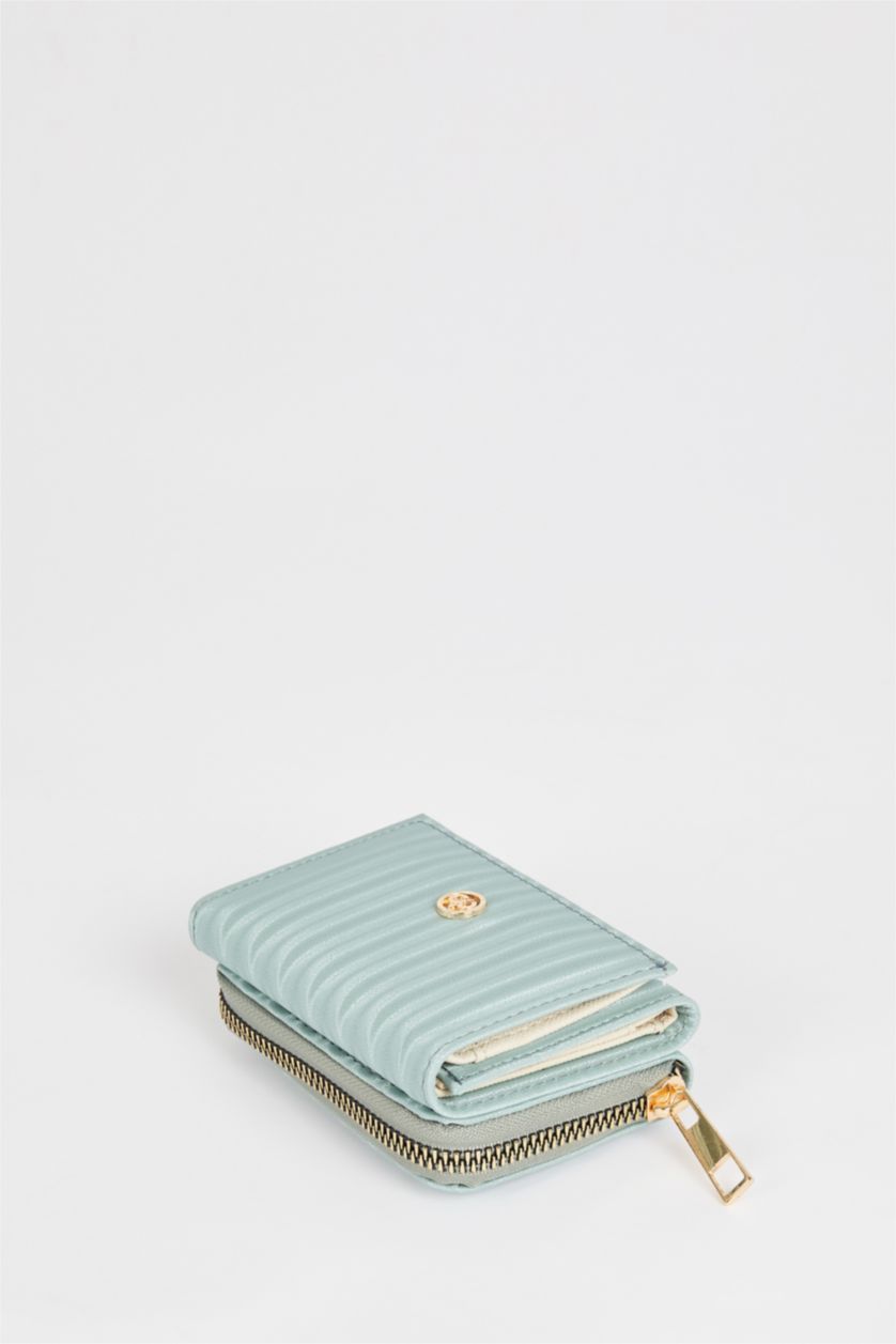 Kadın Mint Kadın Suni Deri Cüzdan