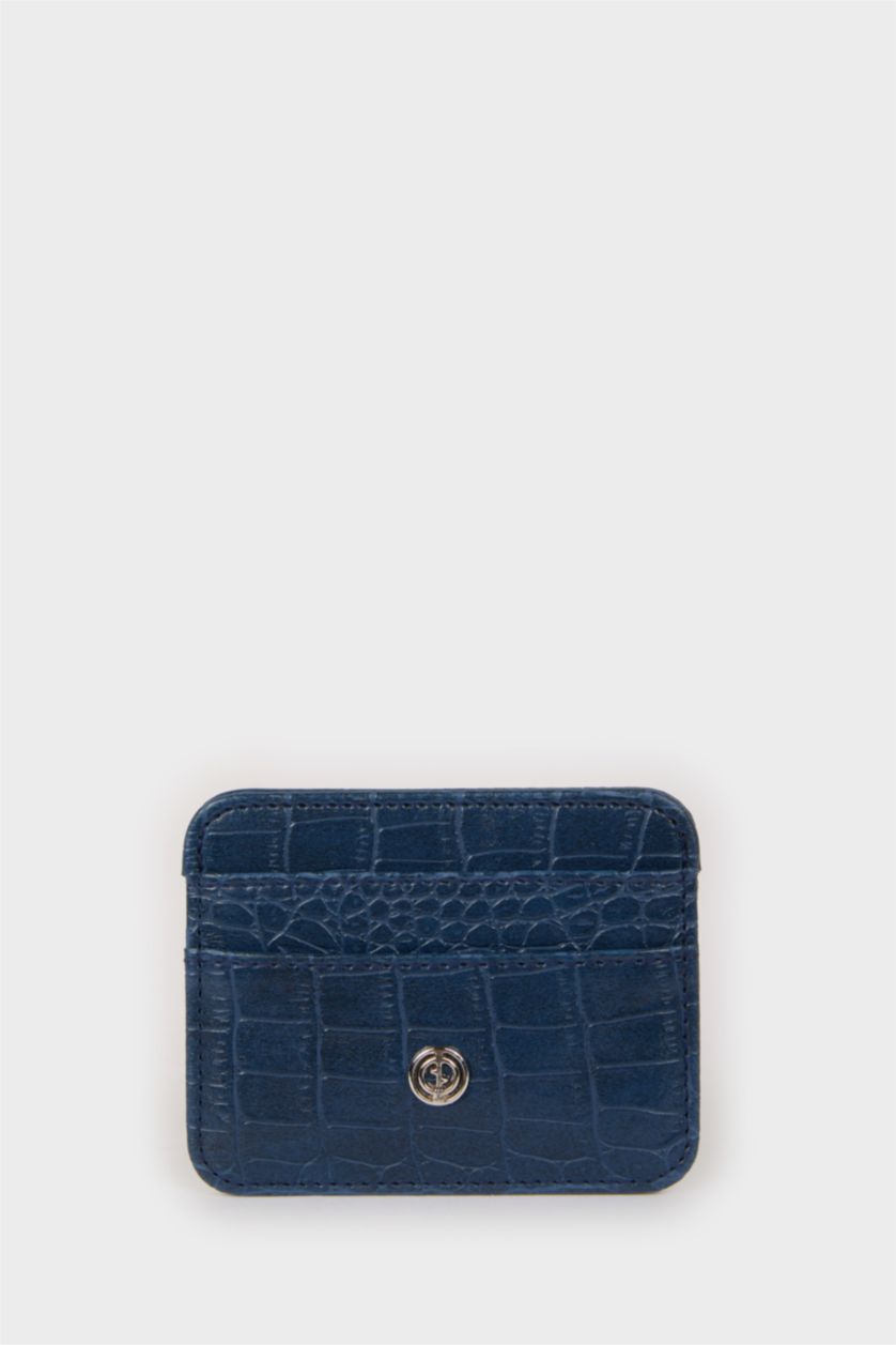Women NAVY Woman Business Card Wallet