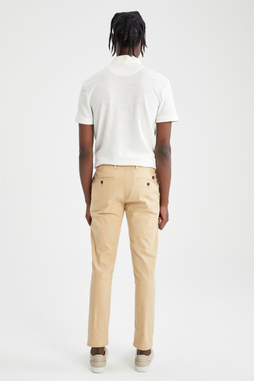 MAN Sand Slim Fit Ankle Gabardine Chinos