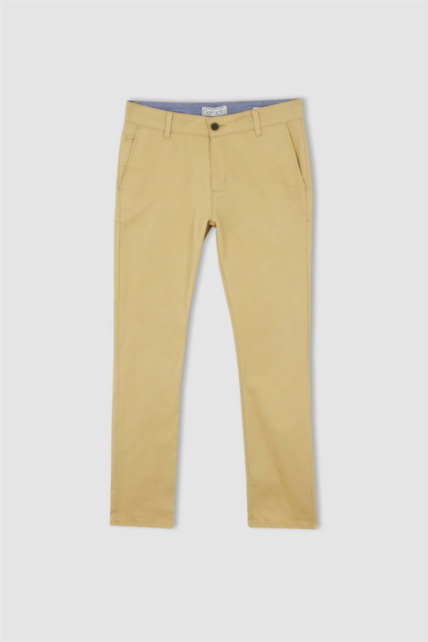 MAN Sand Slim Fit Ankle Gabardine Chinos