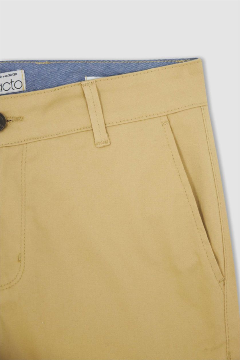 MAN Sand Slim Fit Ankle Gabardine Chinos