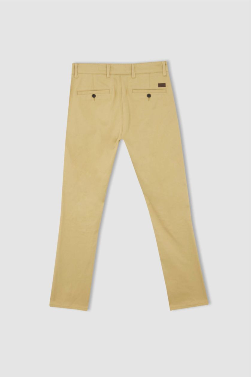 MAN Sand Slim Fit Ankle Gabardine Chinos