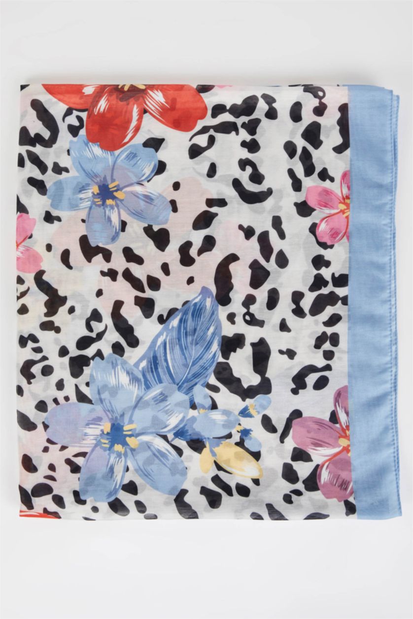 FEMME Karma Châle à motif floral pour femme