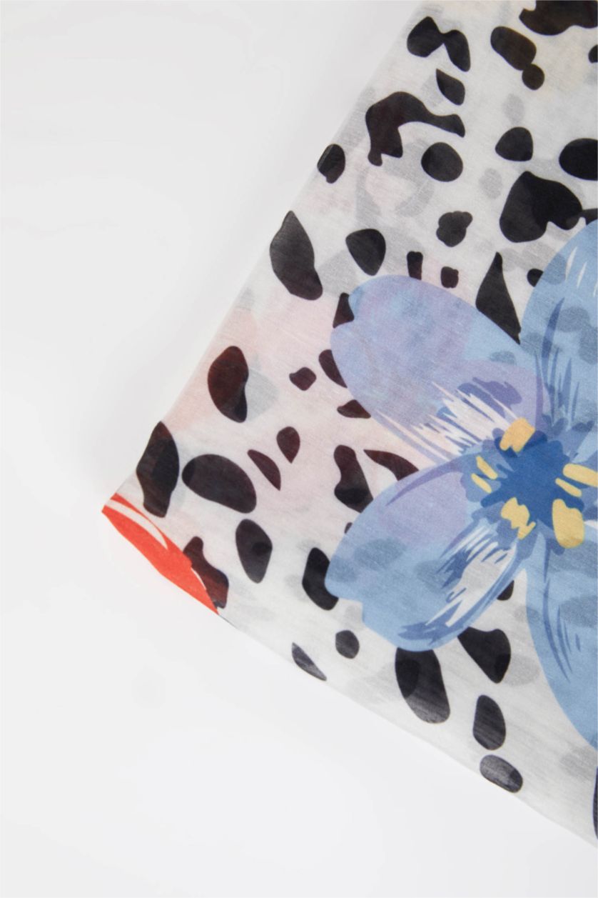 FEMME Karma Châle à motif floral pour femme