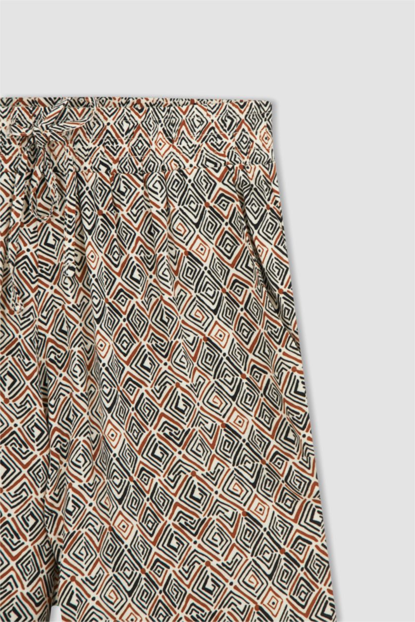 FEMME Marron Pantalon Jogger Coupe Standard Viscose