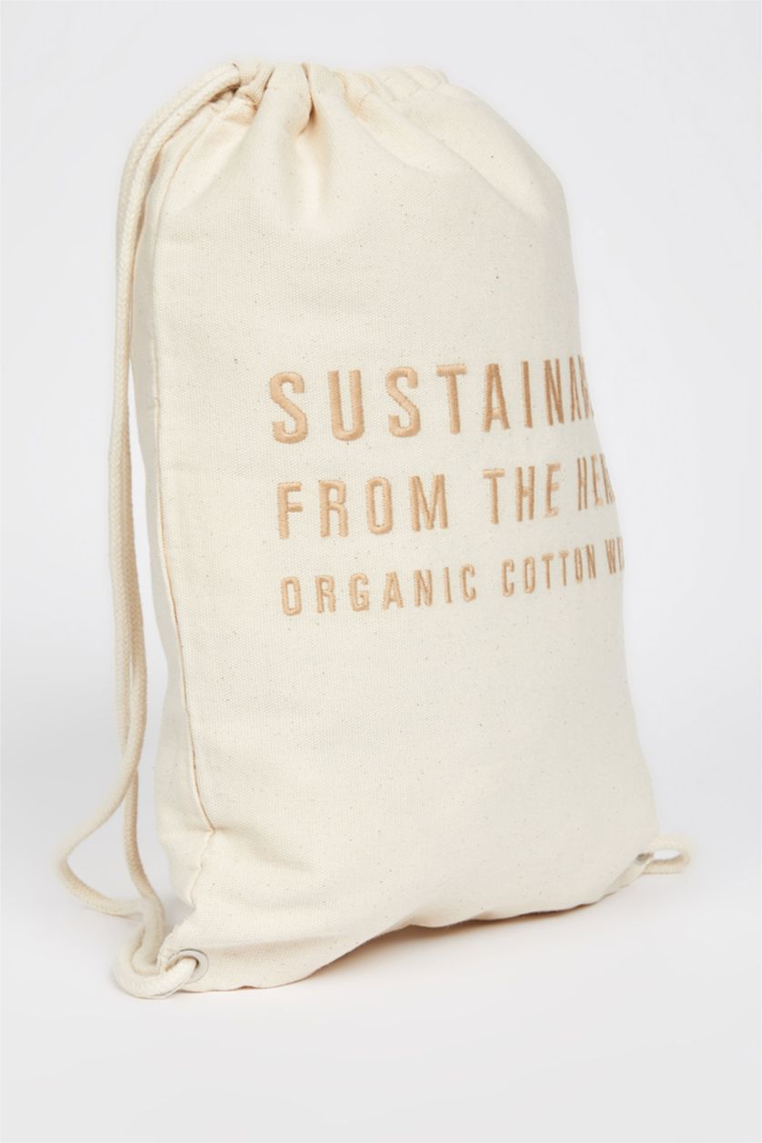 Kız Çocuk - Genç Kız Turuncu Kız Çocuk Organik Pamuklu Çanta