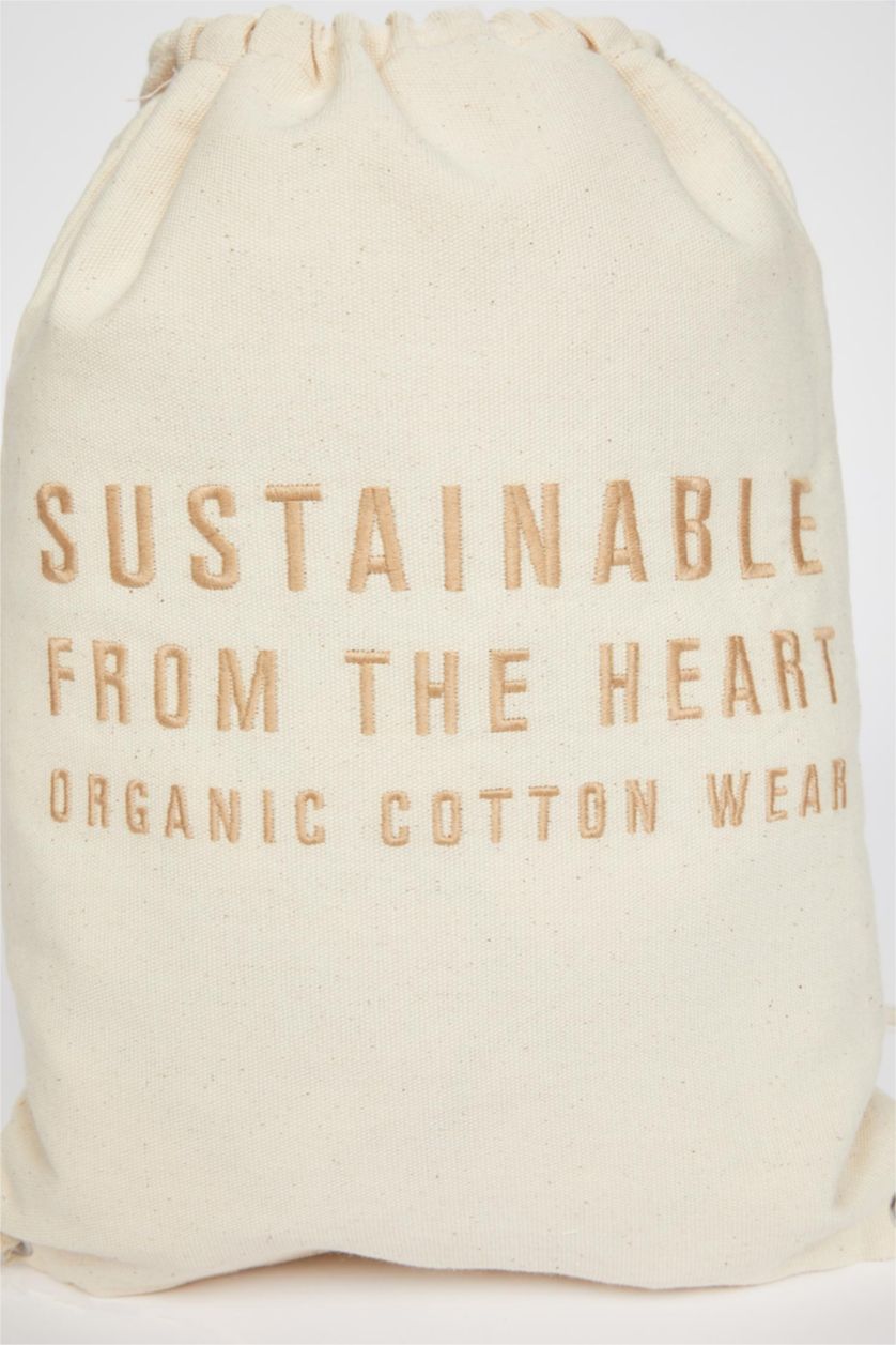 Kız Çocuk - Genç Kız Turuncu Kız Çocuk Organik Pamuklu Çanta