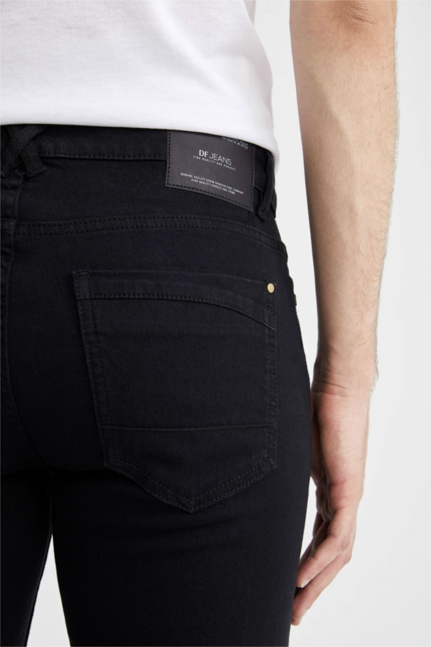 HOMME Noir Jean coupe slim Pedro