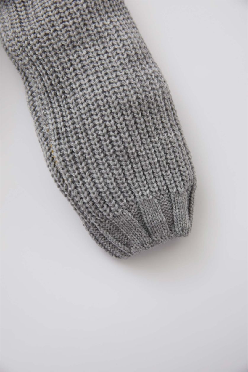 BABY BOY Dark Yellow كارديجان قصة عادية