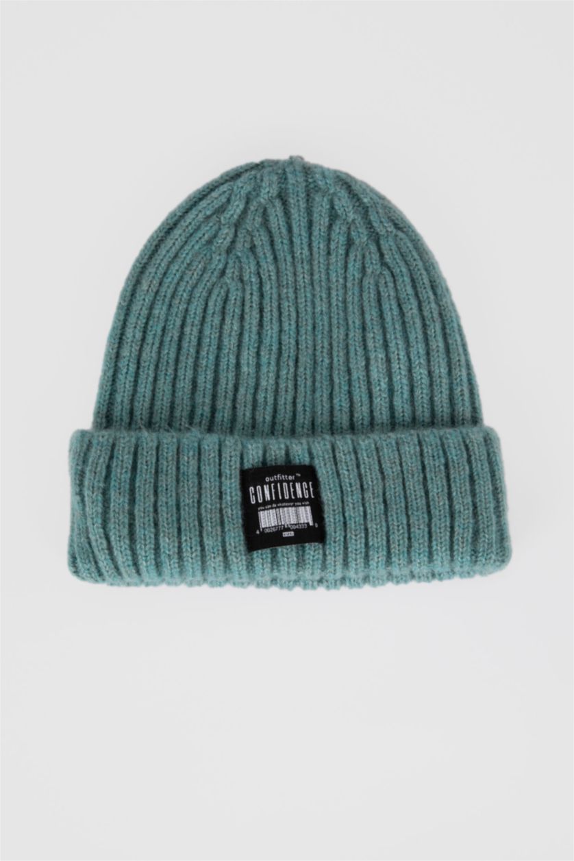 HOMME Vert Bonnet d'hiver Homme