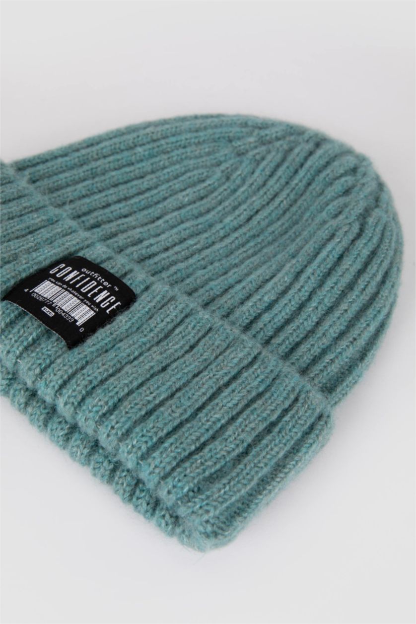 HOMME Vert Bonnet d'hiver Homme