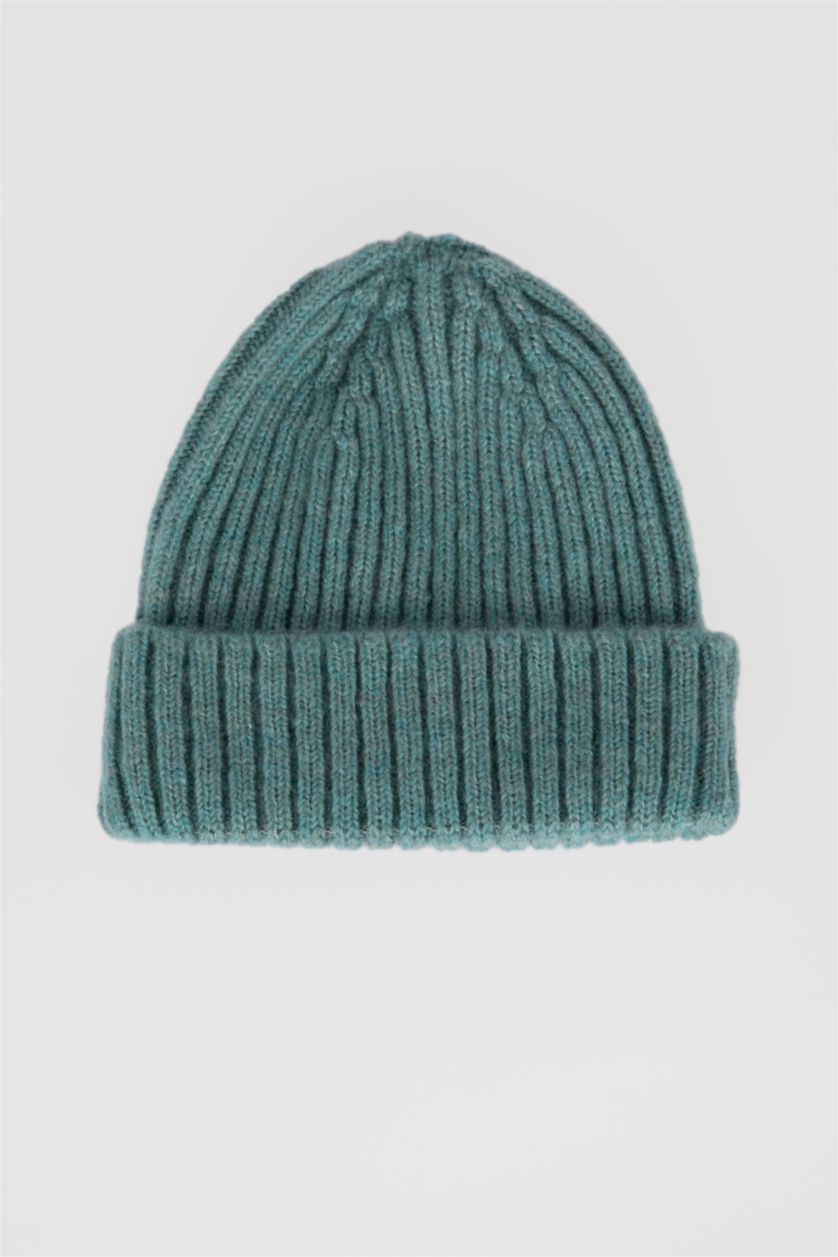 HOMME Vert Bonnet d'hiver Homme
