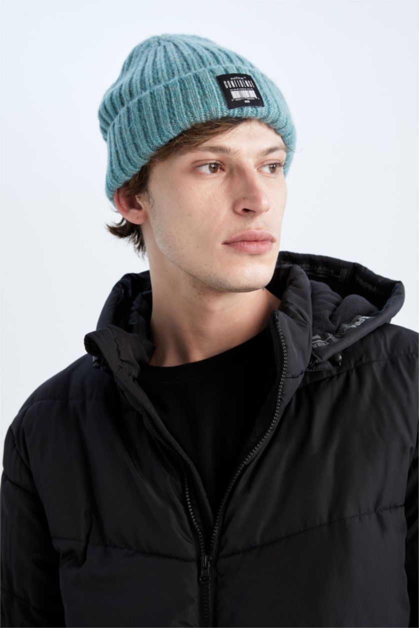 HOMME Vert Bonnet d'hiver Homme