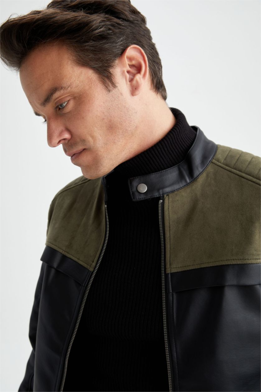 رجال أسود جاكيت سليم فيت