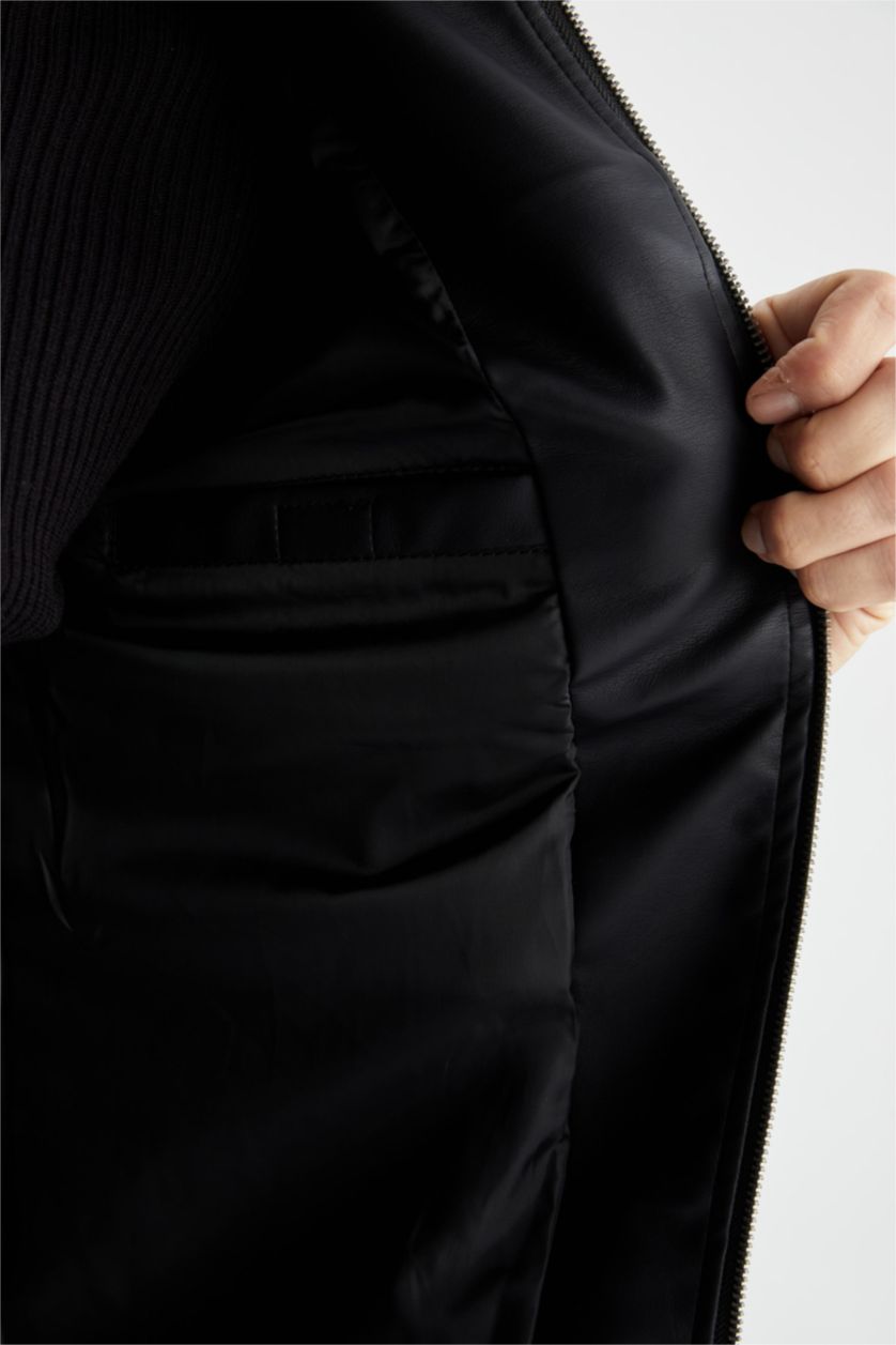 رجال أسود جاكيت سليم فيت