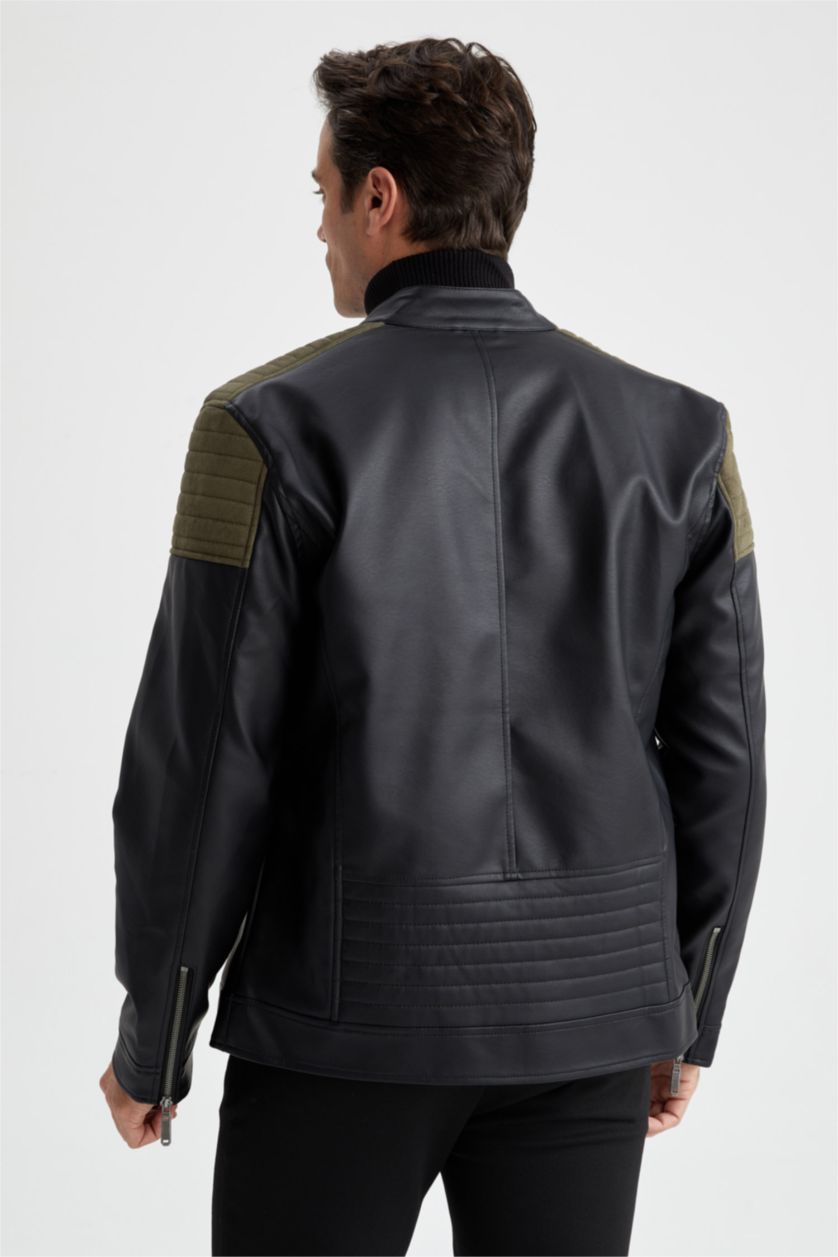 رجال أسود جاكيت سليم فيت