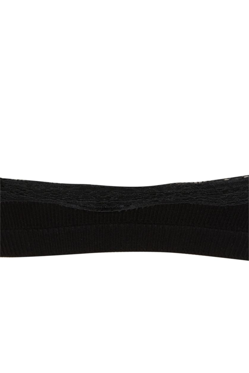 WOMAN Black Strappy Padded Bra