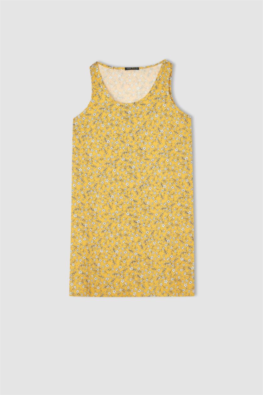 WOMAN Yellow Mini Dress