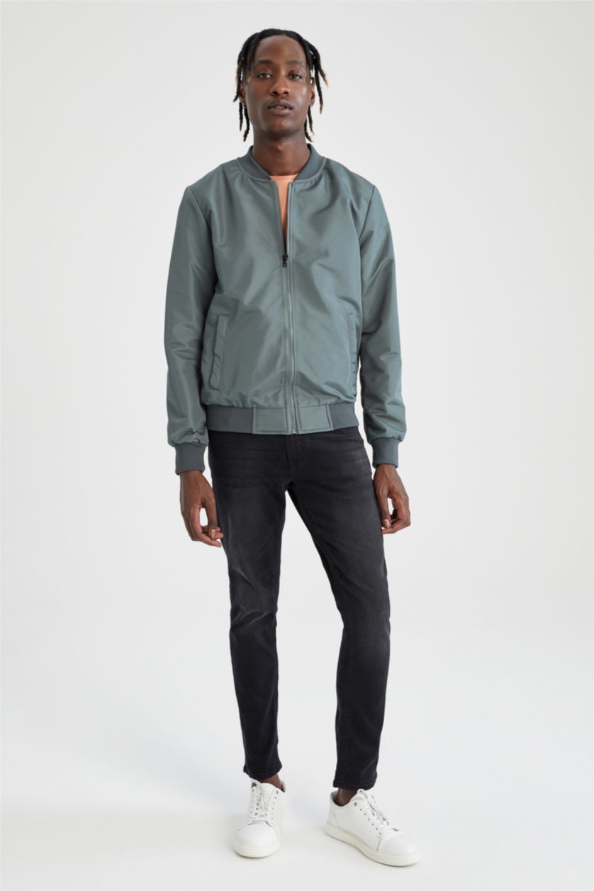Мужчины Зеленый Куртка стандартного кроя для мужчин