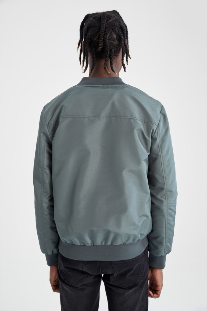 Мужчины Зеленый Куртка стандартного кроя для мужчин