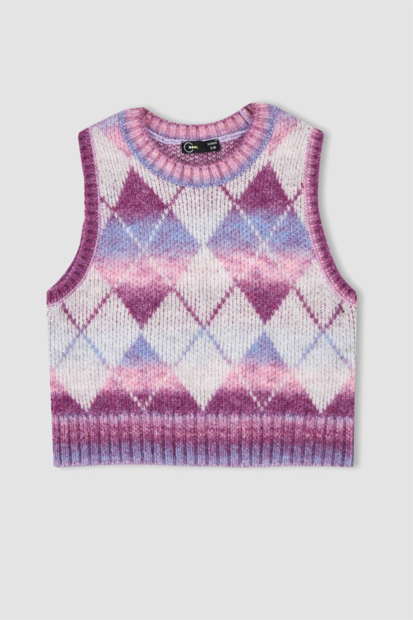 Женщины Сиреневый Жилет приталенного кроя для женщин