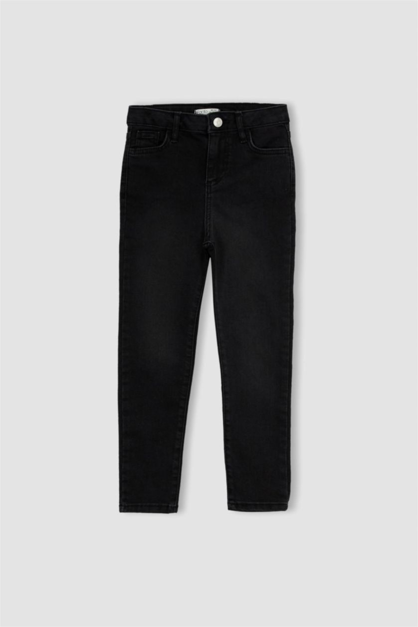 FILLES Noir Jean skinny fille
