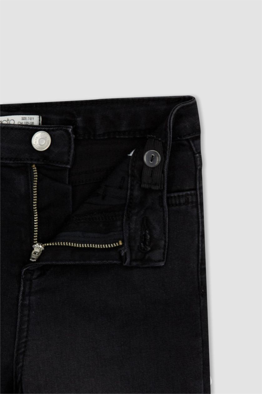 FILLES Noir Jean skinny fille