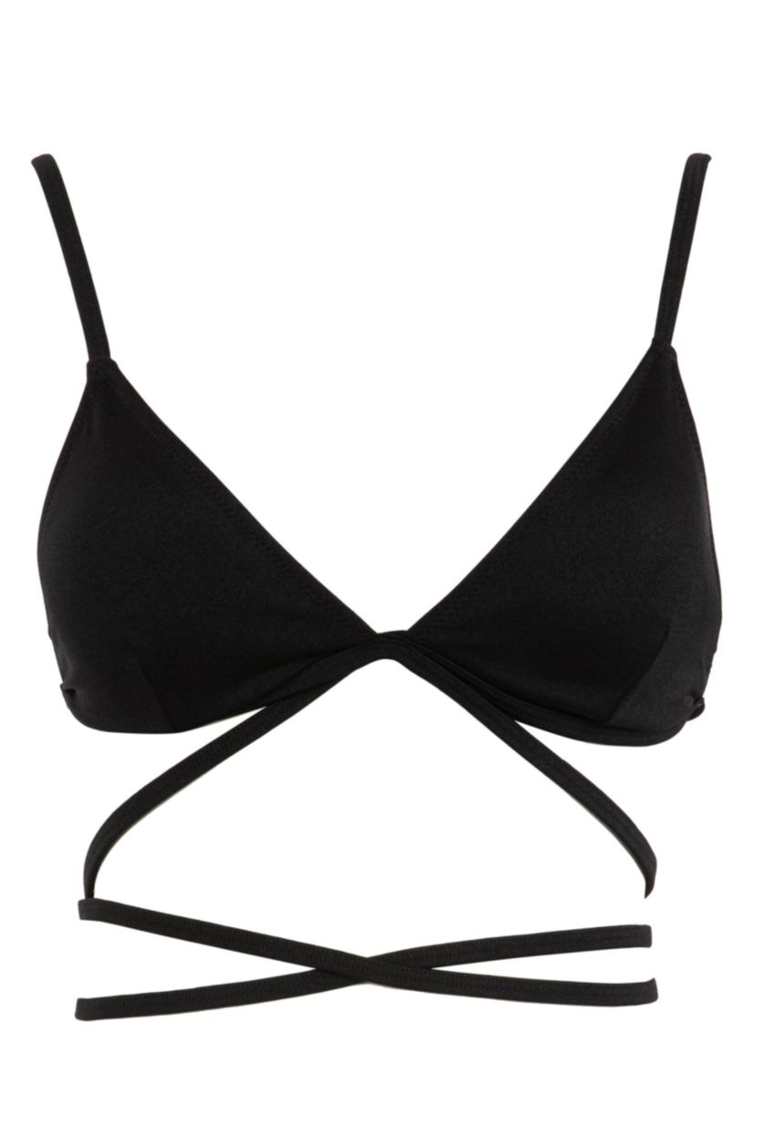 نساء أسود بيكيني توب بقصة عادية من Fall In Love