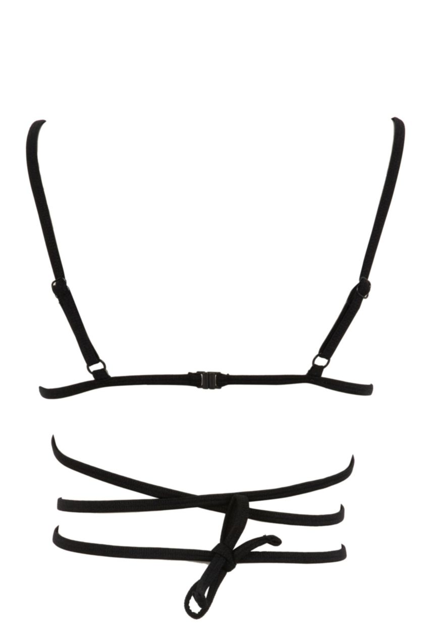 نساء أسود بيكيني توب بقصة عادية من Fall In Love